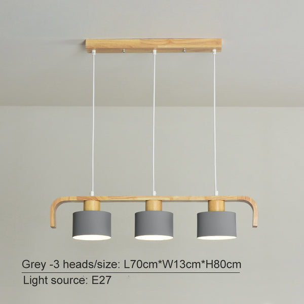 4-head macaron chandelier