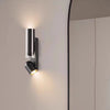 Nordic minimalist double head rotatable bedroom bedside wall lamp