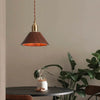 Solid wood all-copper small chandelier