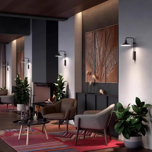 Outdoor household waterproof LED wall light