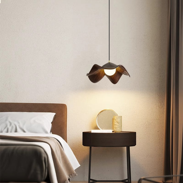Retro creative pleated restaurant chandelier