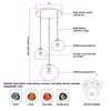 Lustre design en lave