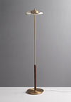 American retro solid wood floor lamp