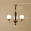 Vintage solid wood magic beans chandelier