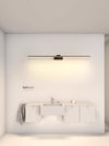 Simple LED retractable mirror front wall lamp