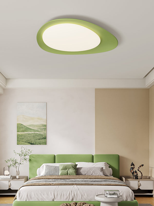 Plafonnier créatif en galets pour chambre à coucher et couloir