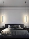 Minimalist LED bedroom bedside living room background wall Pendant light