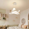 Lustre avion de style crème pour chambre d'enfant