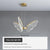 Creative personality butterfly led restaurant bar chandelier
