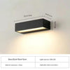 Nordic creative long strip LED outdoor wall light
