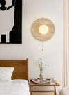 Yellow Travertine Bedroom Wall Lamp