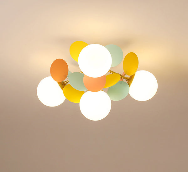 Lustre créatif Macaron pour chambre d'enfant