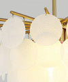 Lustre coquille crème français