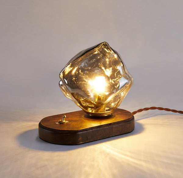 Lampe de table rétro créative en forme de glaçon