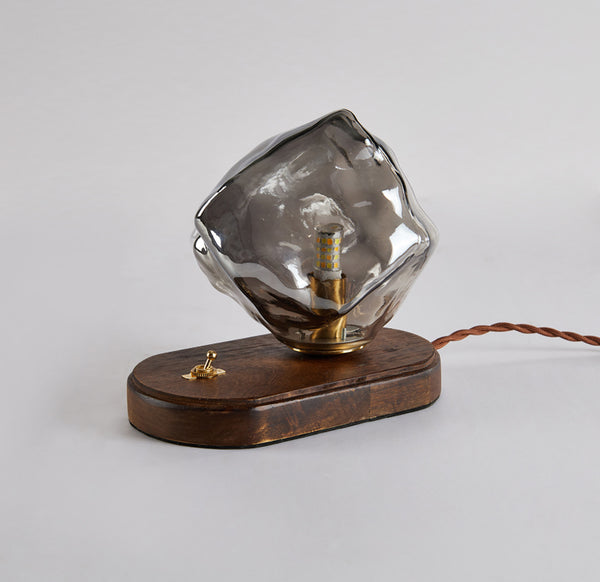 Lampe de table rétro créative en forme de glaçon