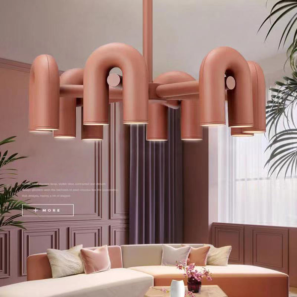 Creative U-shaped chandelier
