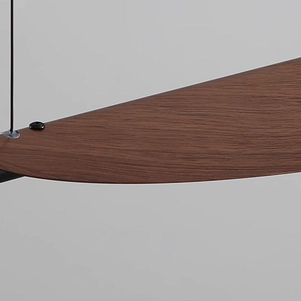 Lustre de salle à manger rétro créatif et personnalisé en forme de feuille