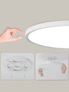 Ultra-thin seamless ceiling light