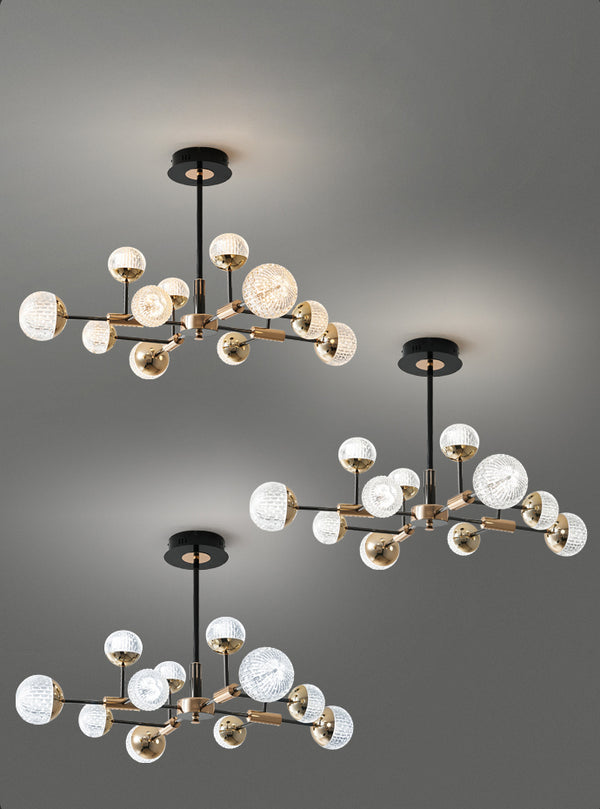 Light luxury spherical magic bean chandelier