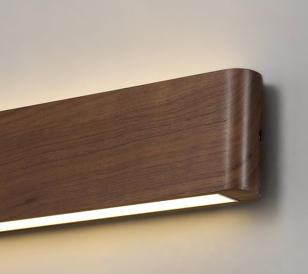 Walnut LED Wall Light