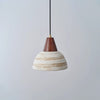 Japanese style solid wood ceramic chandelier