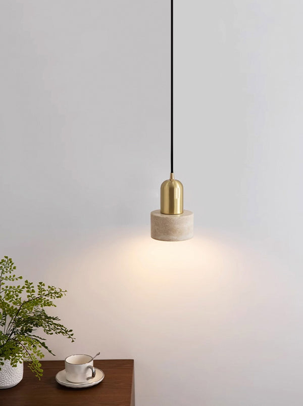 Vintage wabi-sabi style bedroom bedside chandelier