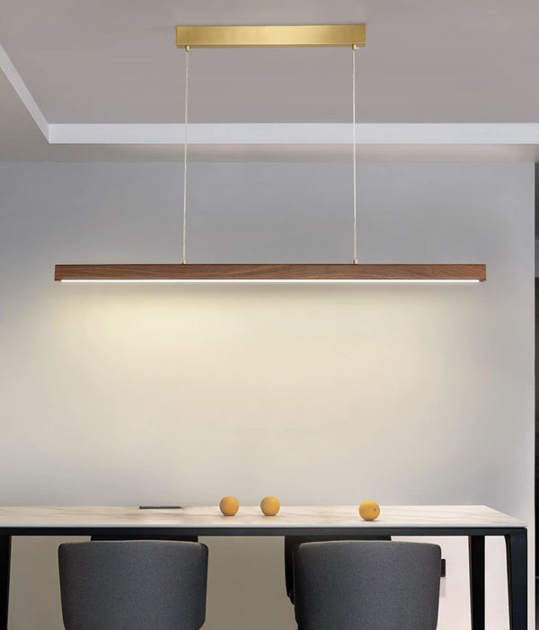 Suspension de table à manger en noyer