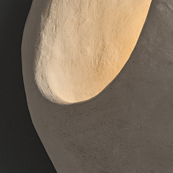 Wabi-sabi style wall lamp