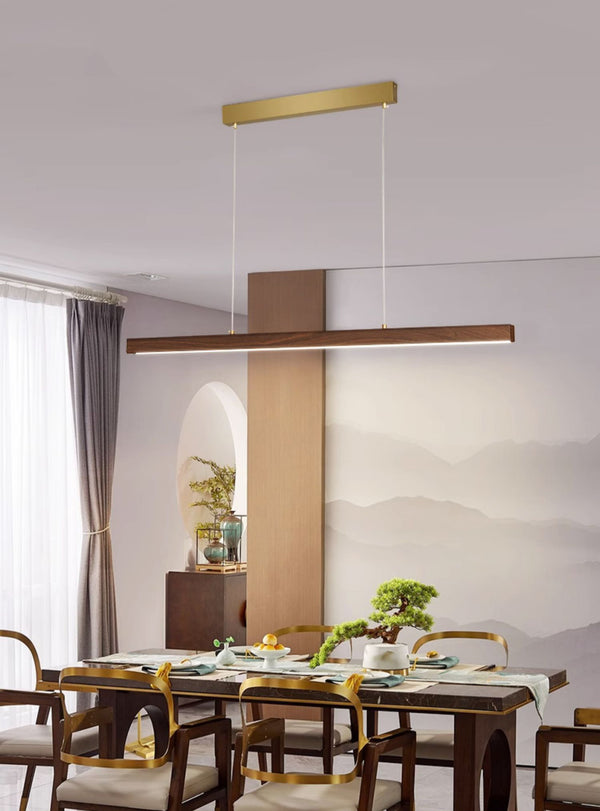 Suspension de table à manger en noyer