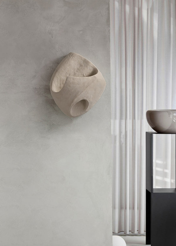 Wabi-sabi style wall lamp