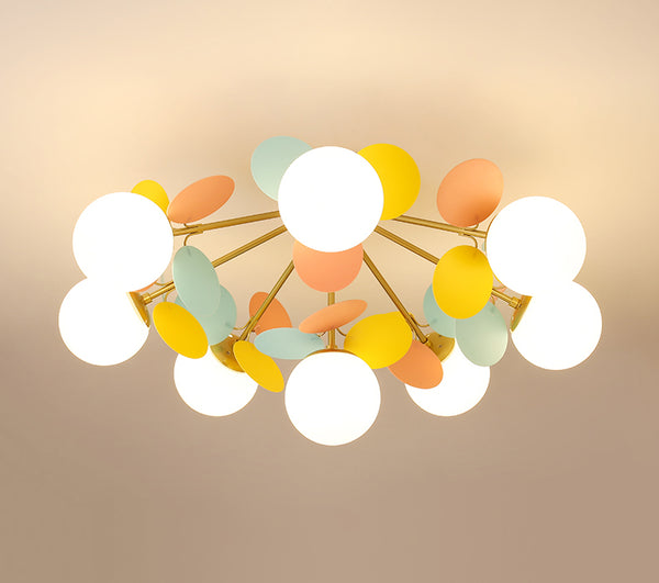 Lustre créatif Macaron pour chambre d'enfant