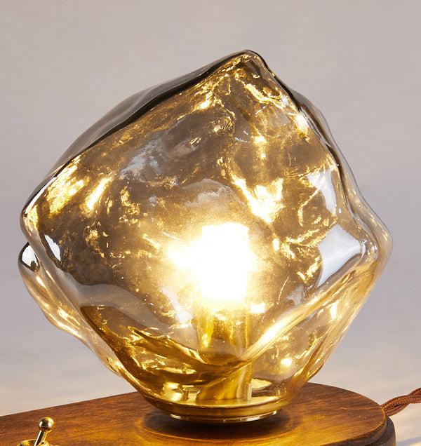 Lampe de table rétro créative en forme de glaçon