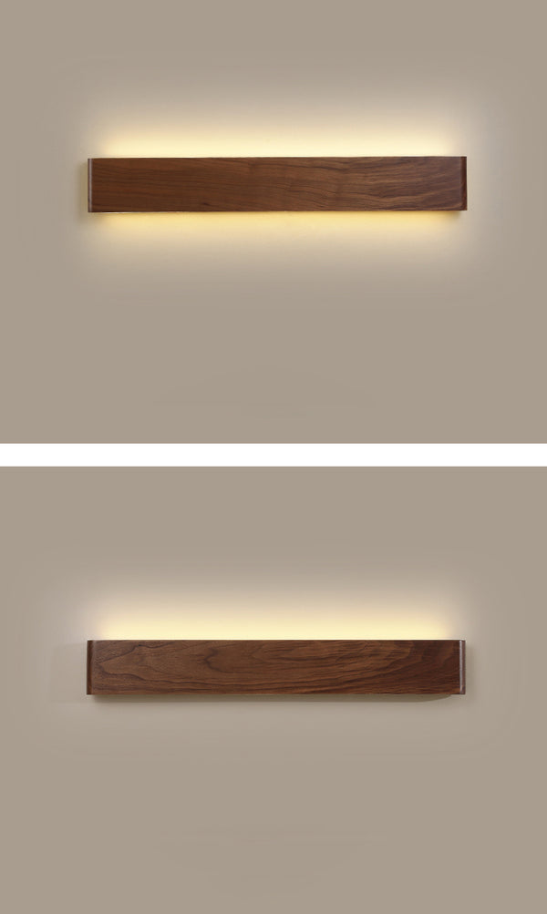 Walnut LED Wall Light