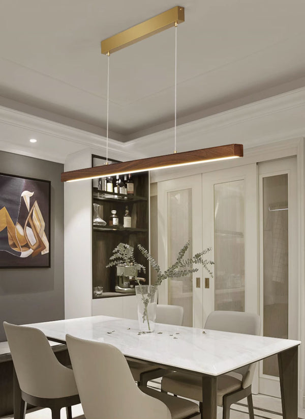 Suspension de table à manger en noyer