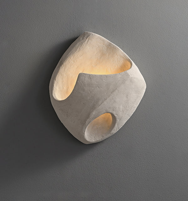 Wabi-sabi style wall lamp