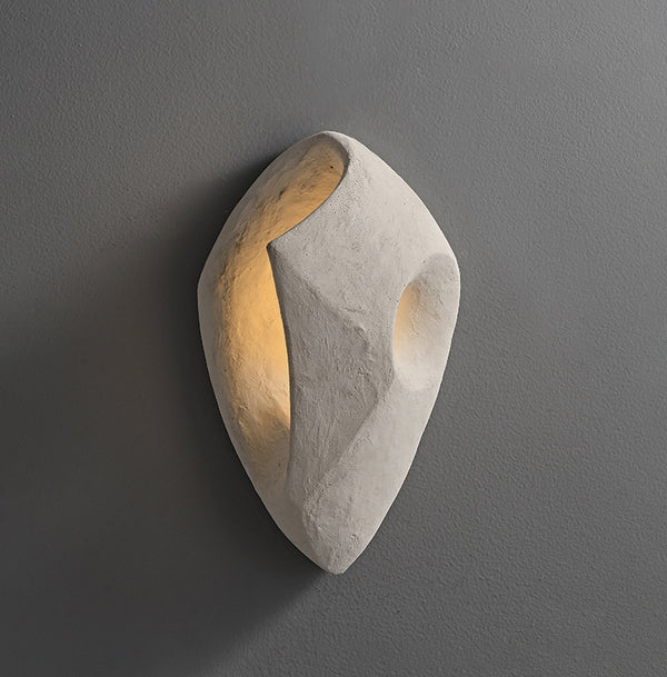Wabi-sabi style wall lamp