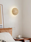 Yellow Travertine Bedroom Wall Lamp