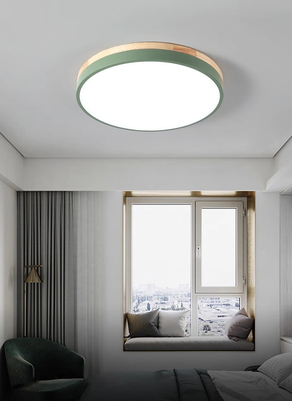 LED-Deckenleuchte Macaron für Schlafzimmer