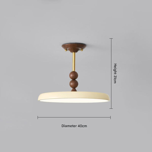 Plafonnier de chambre de style médiéval de style crème