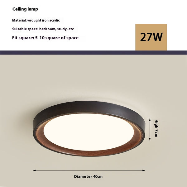 LED-Deckenlampe im Retro-Stil für Schlafzimmer im japanischen Stil