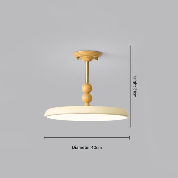 Plafonnier de chambre de style médiéval de style crème