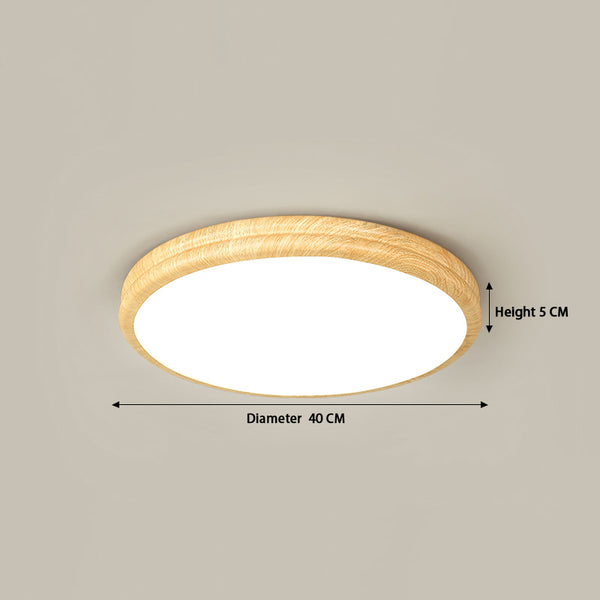 Medieval style round LED ceiling lamp