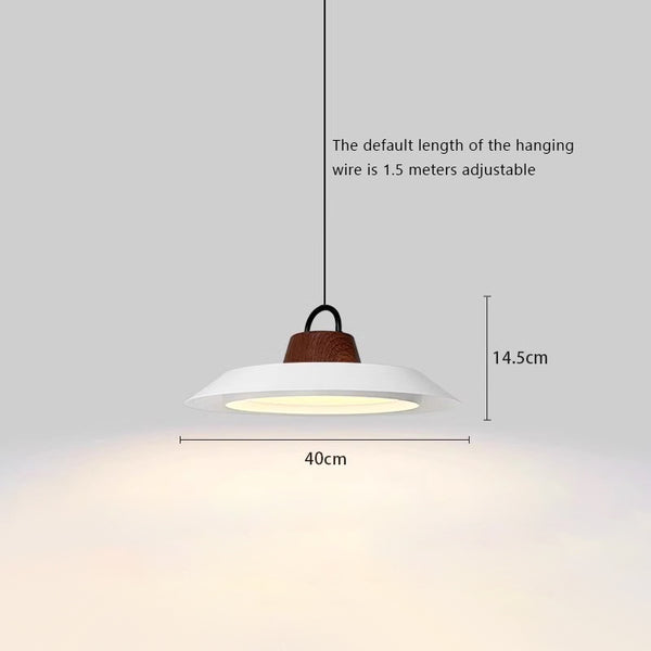 Vintage bucket hat pendant lamp