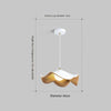 Retro creative pleated restaurant chandelier