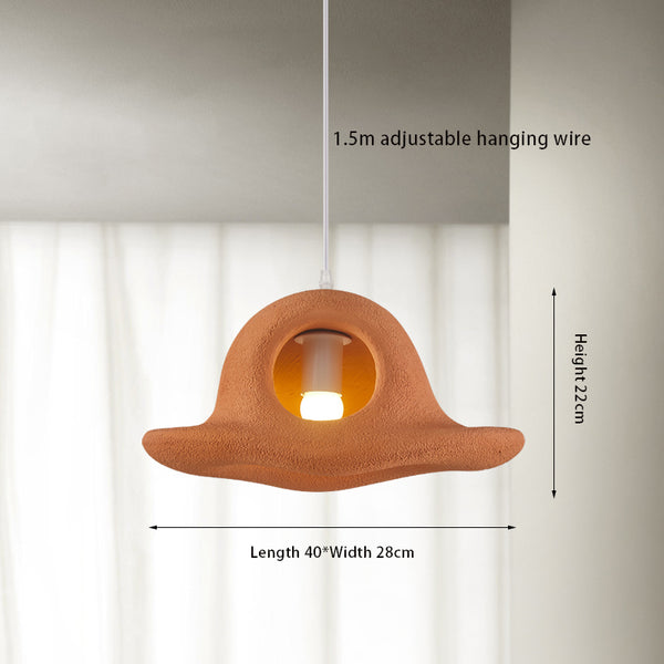 Lustre chapeau de style japonais wabi-sabi