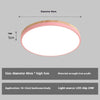 LED-Deckenleuchte Macaron für Schlafzimmer