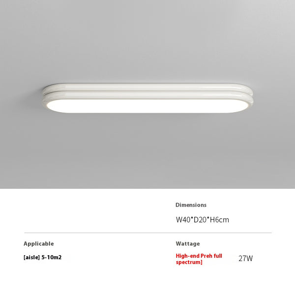 Deckenlampe im cremefarbenen Stil für den Flur