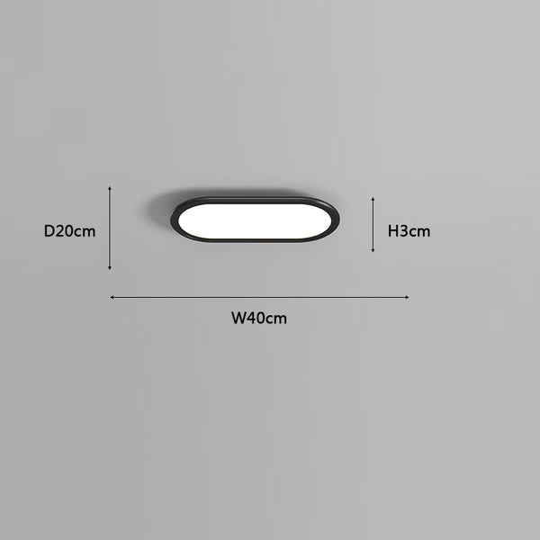 Ultra-thin corridor ceiling light
