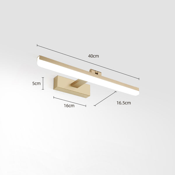 Einfache Spiegelwandlampe