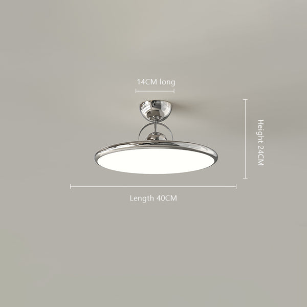 Cream style bedroom flying saucer ceiling lamp